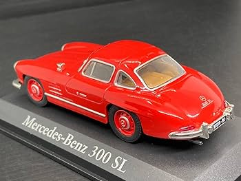 Amazon | メルセデスベンツ 300SL クーペ 1/43 ミニカー レッド